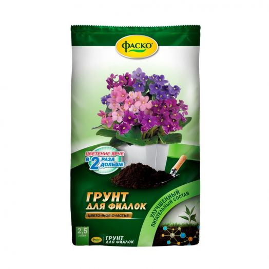Грунт ЦВЕТОЧНОЕ СЧАСТЬЕ Для фиалок 2л