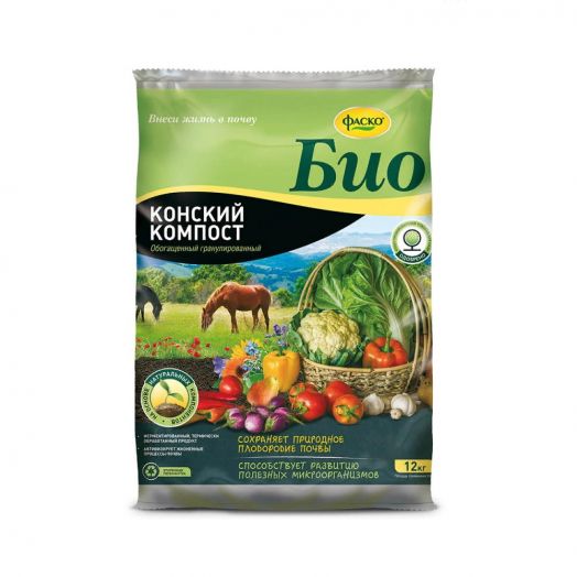 Удобрение БИО Конский Компост 12кг