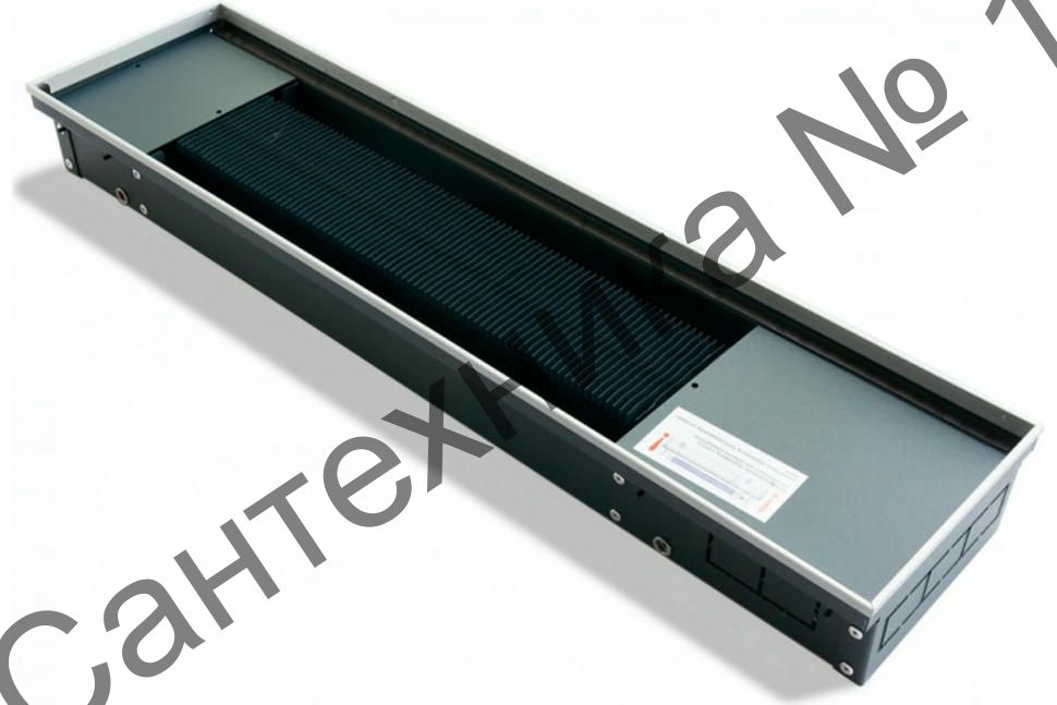 Конвектор внутрипольный водяной KVZ 200-65-1200 с естественной конвекцией Technowarm