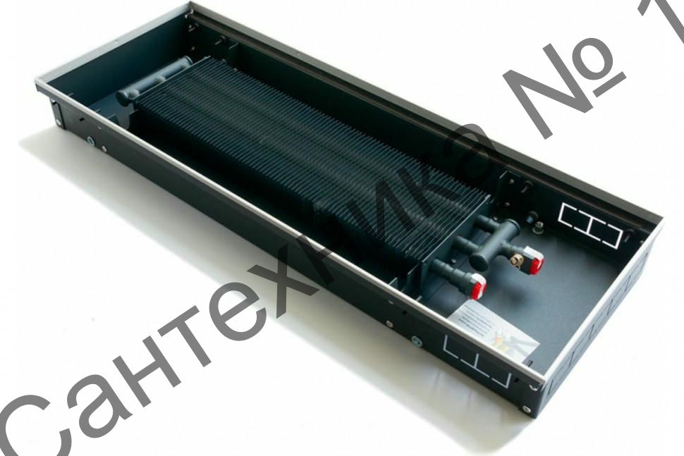 Конвектор внутрипольный водяной KVZ 150-85-600 с естественной конвекцией Technowarm