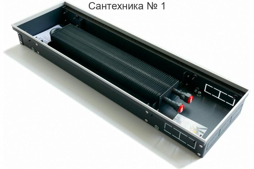 Конвектор внутрипольный водяной KVZ 200-120-1000 с естественной конвекцией Technowarm