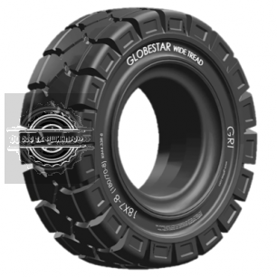 18x7-8(180/70-8) Globestar WT Цельнолитая с бортом ШРИ-ЛАНКА GRI