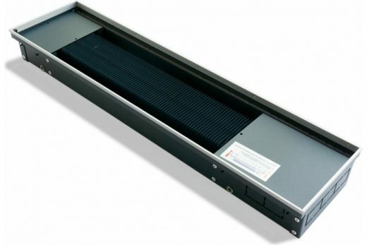 Конвектор внутрипольный водяной KVZV 250-140-4200 с принудительной конвекцией Technowarm