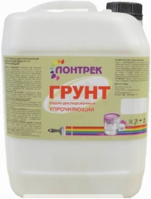 Грунт Упрочняющий Лонтрек ВД-АК 01-14 5л для Наружных и Внутренних Работ / Lontrek