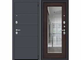 Дверь Входная с Зеркалом с Ночной Задвижкой el’PORTA (Portika) Porta R-3 0318-0201 / Эльпорта Портика