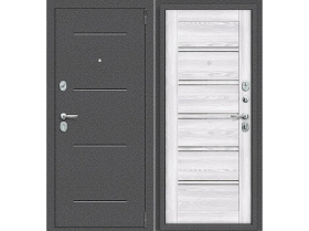 Дверь Входная с Зеркалом с Ночной Задвижкой el’PORTA (Portika) Porta R-2 0218-1165 / Эльпорта Портика