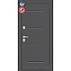 Дверь Входная с Зеркалом с Ночной Задвижкой el’PORTA (Portika) Porta T2 1218-0157 / Эльпорта Портика