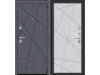 Дверь Входная с Ночной Задвижкой el’PORTA (Portika) Porta R-3 15/15 Graphite Art/Snow Art 2 Замка с Ночной Задвижкой 0318-0065 / Портика
