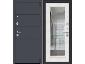 Дверь Входная с Зеркалом с Ночной Задвижкой el’PORTA (Portika) Porta R-3 0318-0189 / Эльпорта Портика