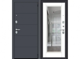 Дверь Входная с Зеркалом с Ночной Задвижкой el’PORTA (Portika) Porta R-3 0318-0197 / Эльпорта Портика