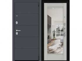 Дверь Входная с Зеркалом с Ночной Задвижкой el’PORTA (Portika) Porta R-3 0318-0765 / Эльпорта Портика