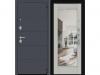 Дверь Входная с Зеркалом с Ночной Задвижкой el’PORTA (Portika) Porta R-3 0318-0765 / Эльпорта Портика