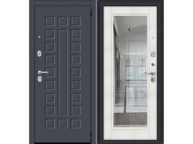 Дверь Входная с Зеркалом с Ночной Задвижкой el’PORTA (Portika) Porta R-3 0318-0121 / Эльпорта Портика