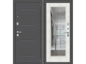 Дверь Входная с Зеркалом с Ночной Задвижкой el’PORTA (Portika) Porta S-2P 4218-1382 / Эльпорта Портика