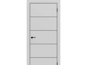 Дверь Межкомнатная Каркасно-Щитовая el’PORTA (Portika) Порта-54 4AB Серая 58180-3932 / Эльпорта Портика