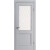 Дверь Межкомнатная Остекленная Царговая el’PORTA (Portika) Классико-33 Серая 58080-2362 / Эльпорта Портика