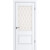 Дверь Межкомнатная Остекленная Царговая el’PORTA (Portika) Классико-43 Белая 58080-2366 / Эльпорта Портика