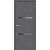 Дверь Межкомнатная Остекленная Каркасно-Щитовая el’PORTA (Portika) Браво-2.55 Серая 153-1049 / Эльпорта Портика