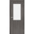 Дверь Межкомнатная Остекленная Каркасно-Щитовая el’PORTA (Portika) Браво-7 Серая 153-1572 / Эльпорта Портика