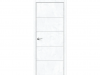 Дверь Межкомнатная Каркасно-Щитовая el’PORTA (Portika) Граффити-2.Д Белая 153-1672 / Эльпорта Портика