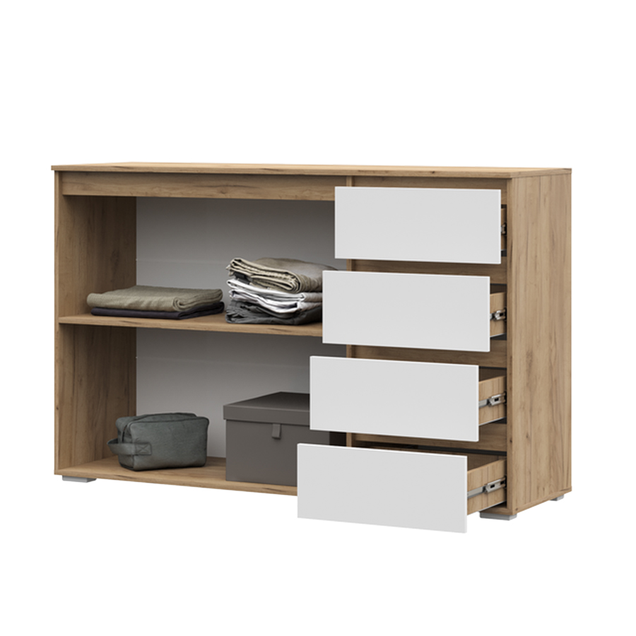 "Хелен" КМ 06 Комод 4 ящика и 2 створки