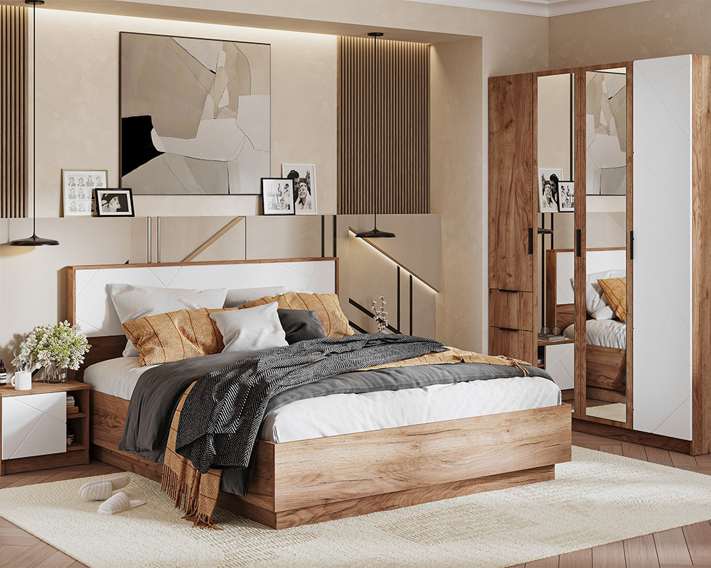 Спальный гарнитур Орегон 1,6