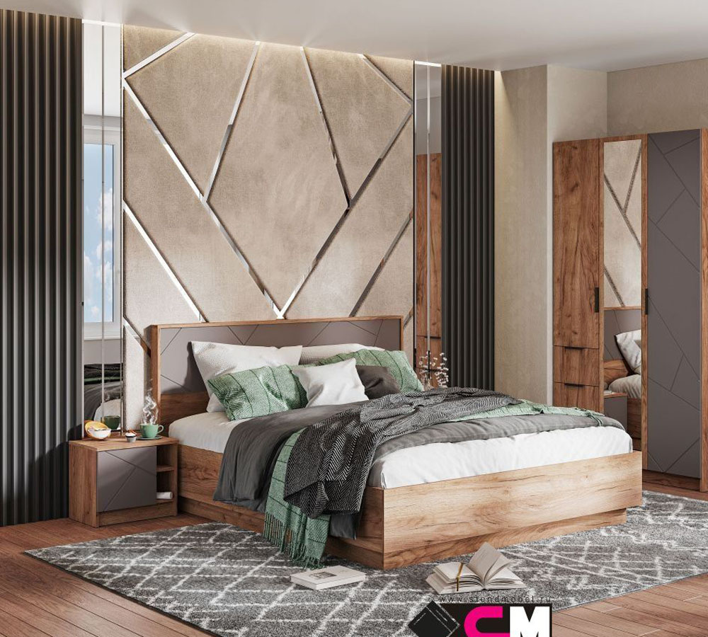 Орегон ШК 03 Шкаф 4-х дверный с зеркалом