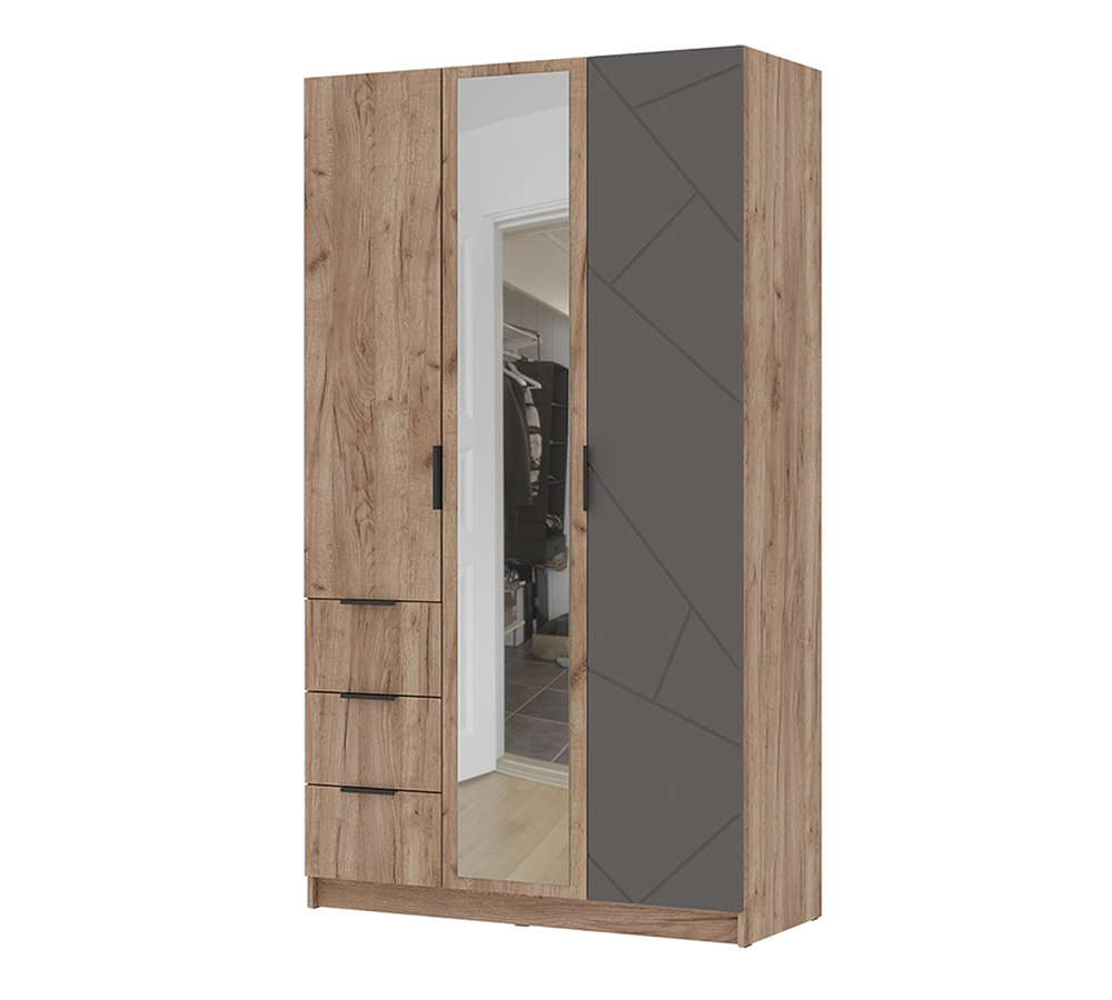 Орегон ШК 03 Шкаф 3х-створчатый