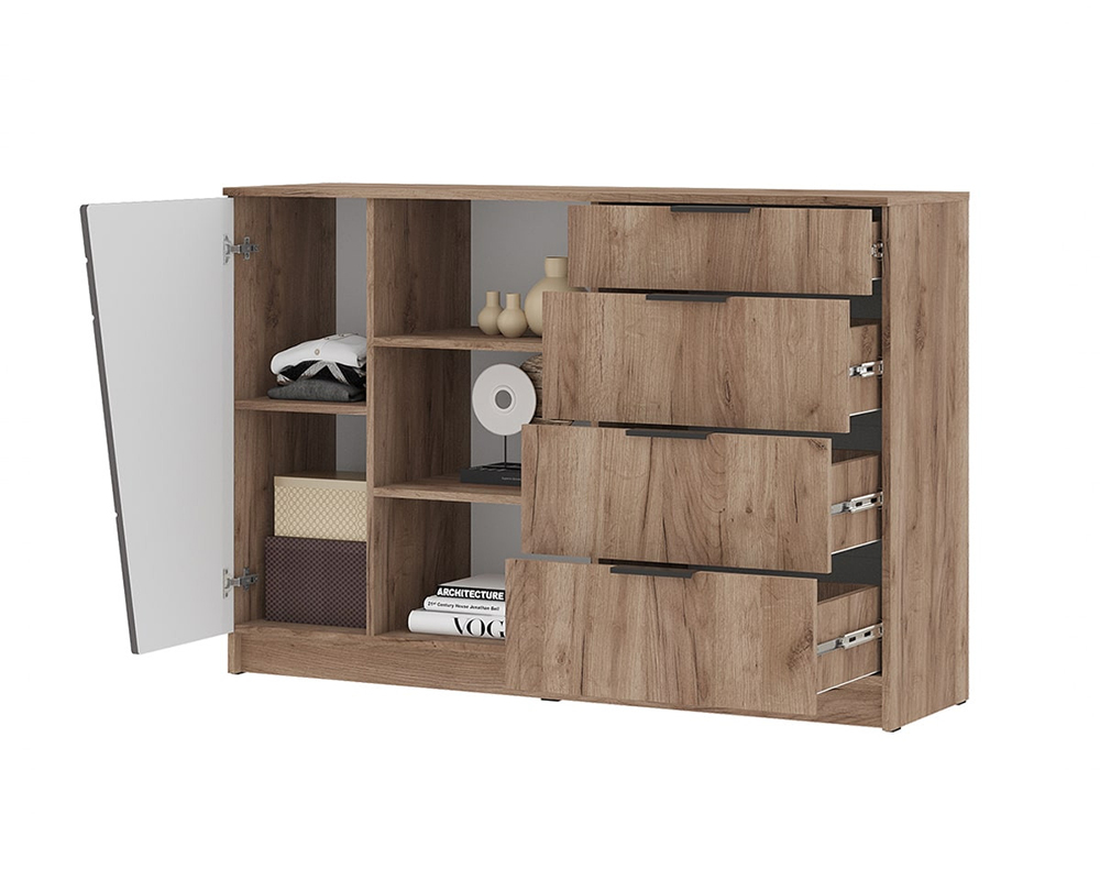 Орегон КМ 01 Комод 4 ящика 1400