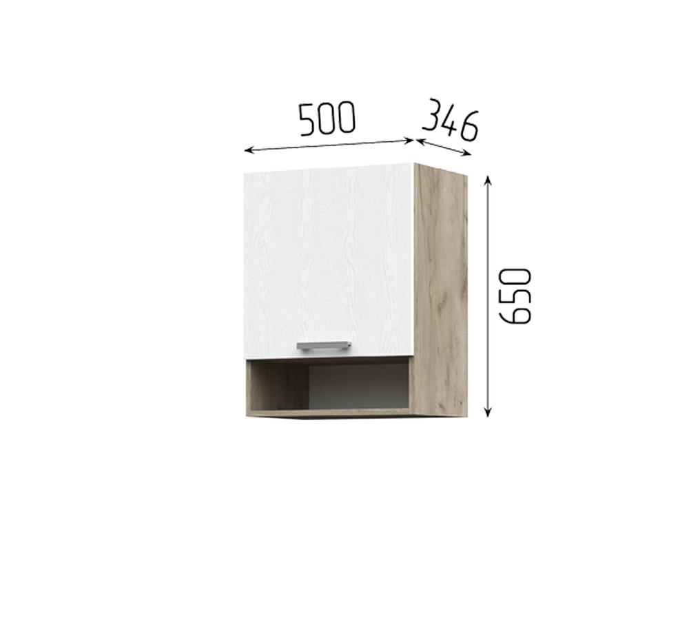 Кухня Рица 1,6 столешница в комплекте