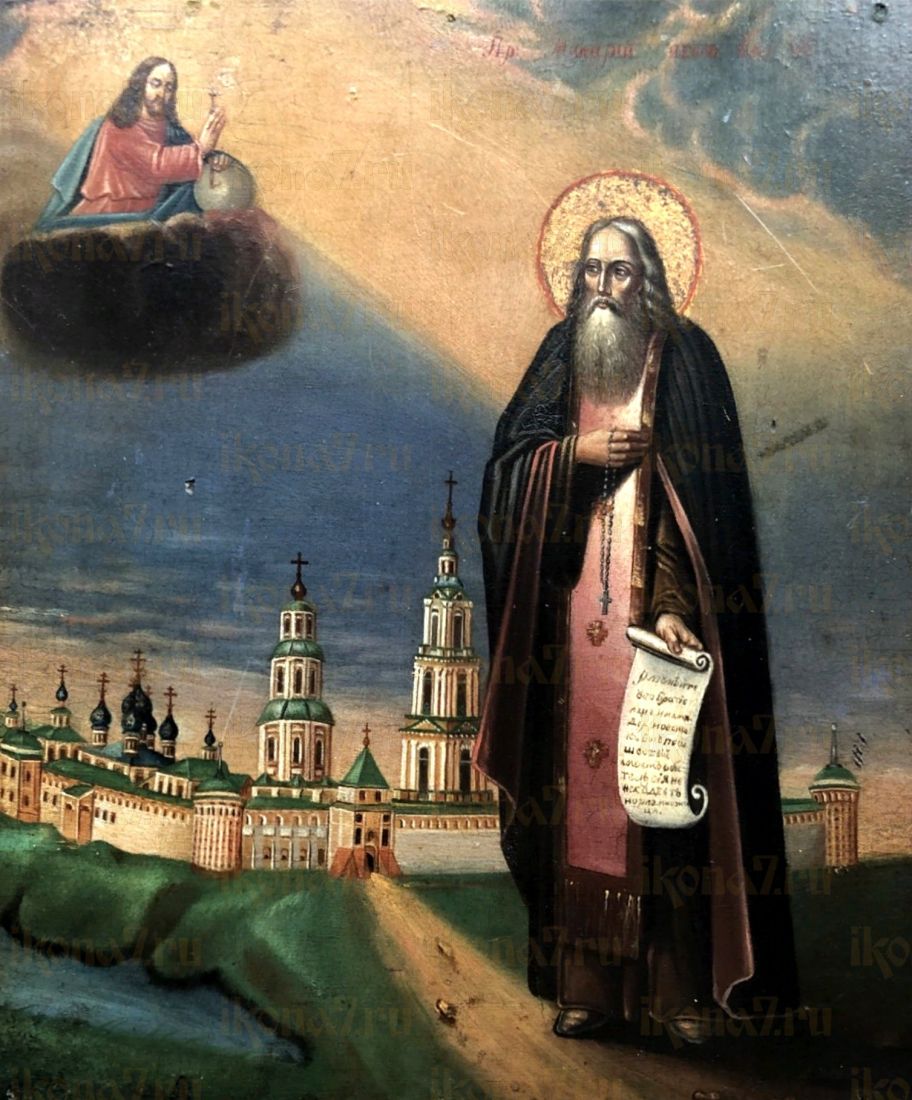Икона Макария Калязинского: Свет Веры и Надежды (рукописная)
