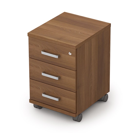 6ТЗ.004/1 Тумба подкатная с замком и усиленными колесами (394*454*598)