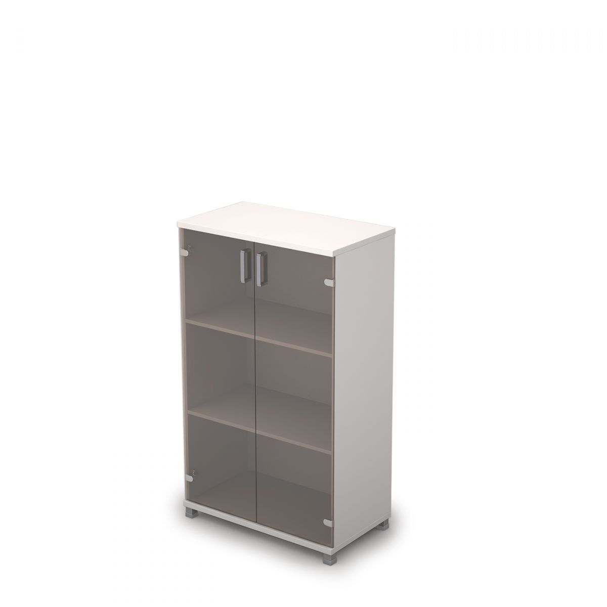 6ШД.017.3 Шкаф для документов средний со стеклом (800*450*1348)