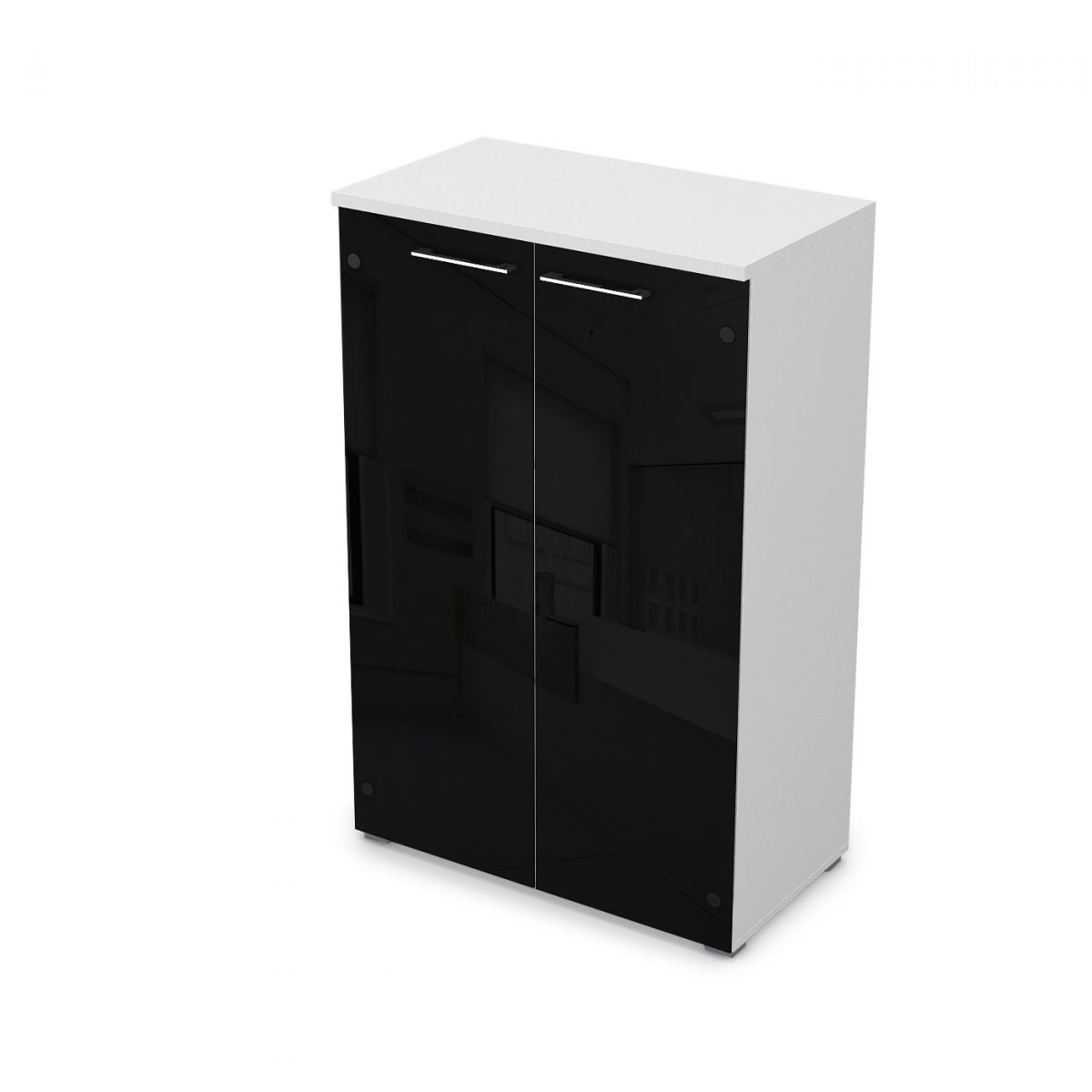 9НШ.017.7 Шкаф средний со стеклом (800*450*1245)