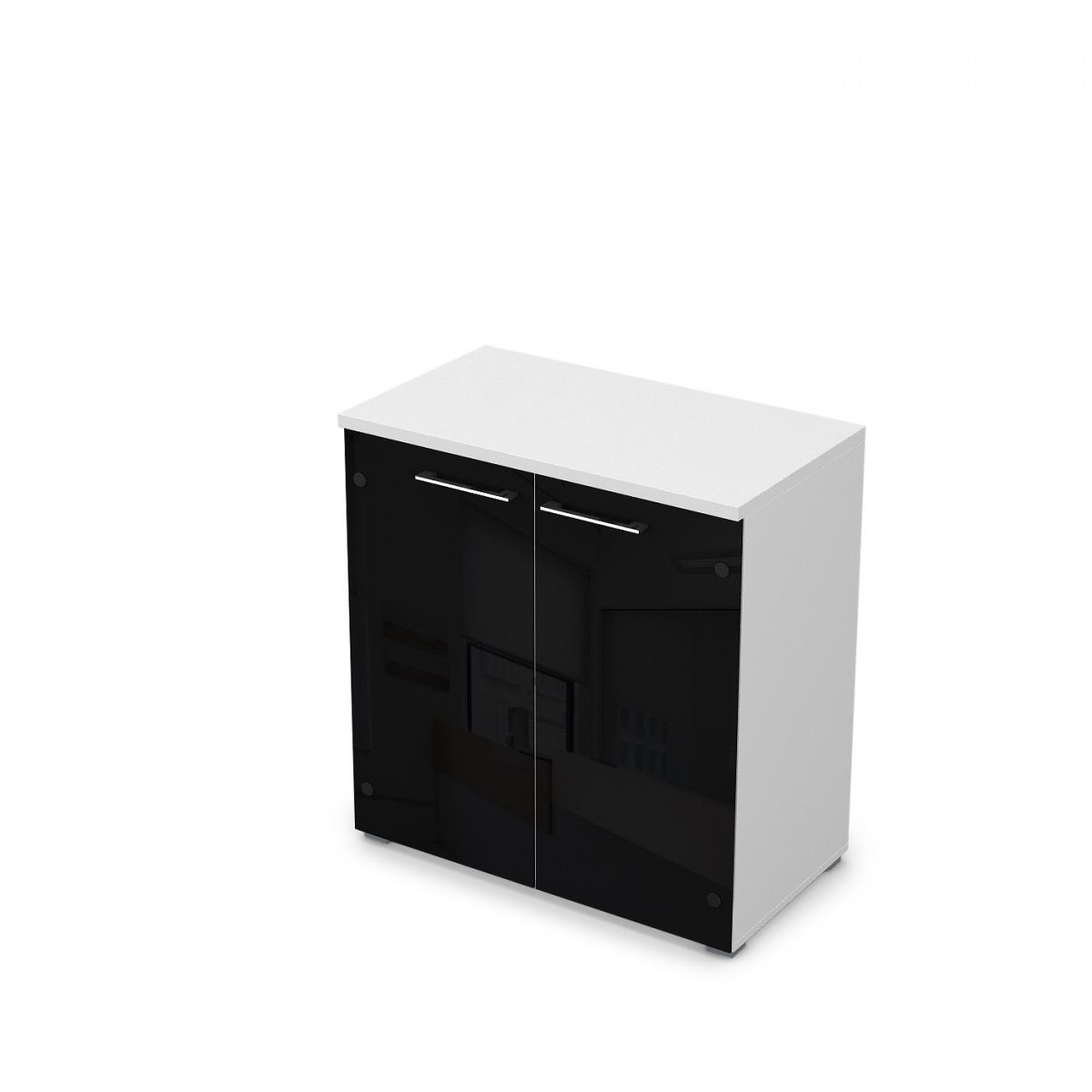 9НШ.023.4 Шкаф низкий со стеклом (800*450*845)