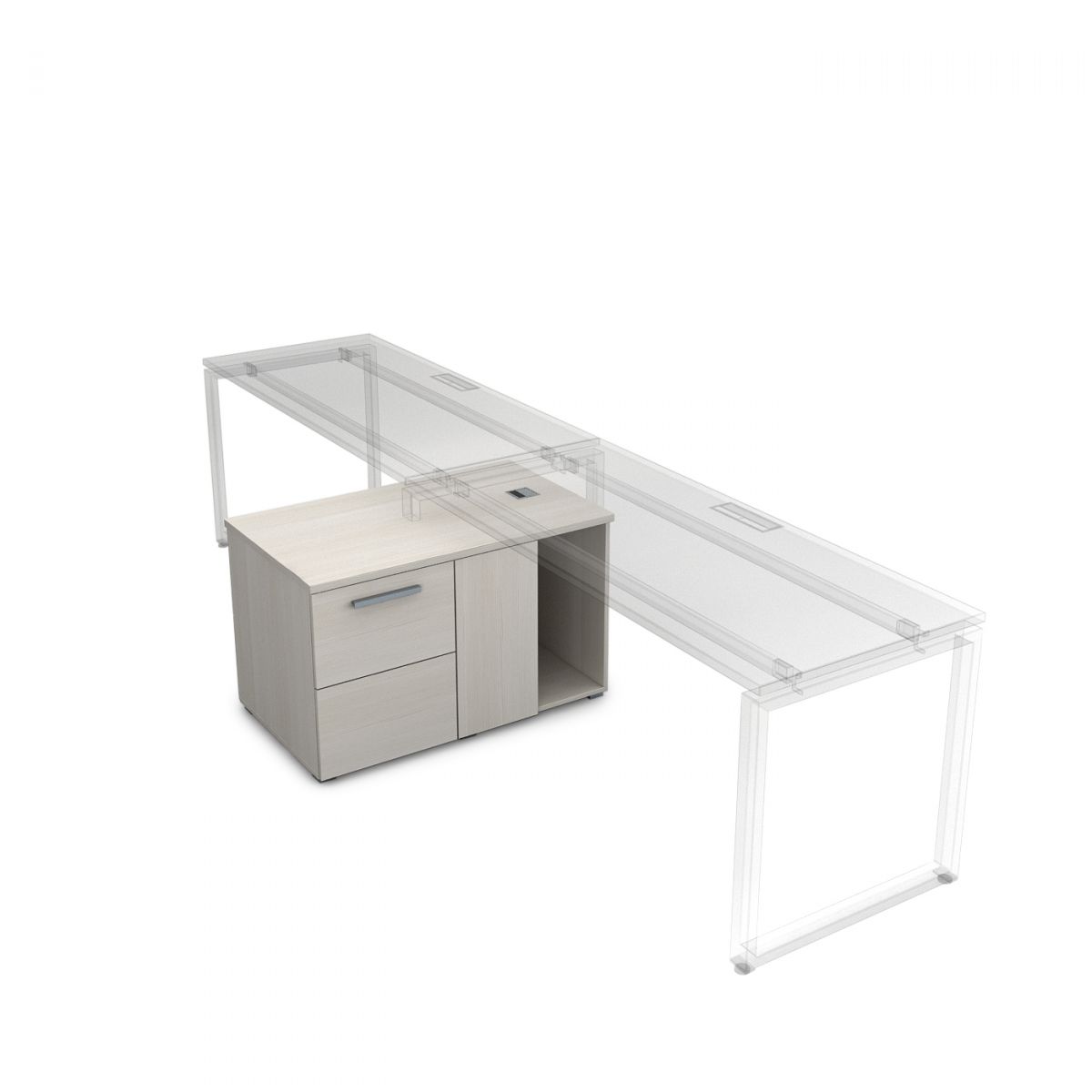 9Т.020/С Тумба двусторонняя (1000*600*620)