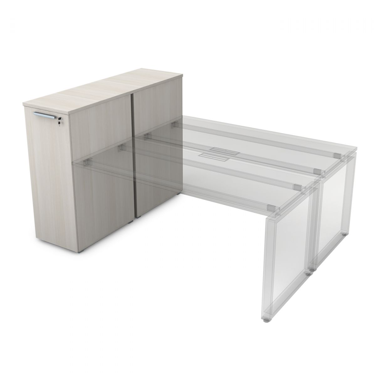 9ТП.002.4/С Тумба с выкатной секцией (1435*450*1150)