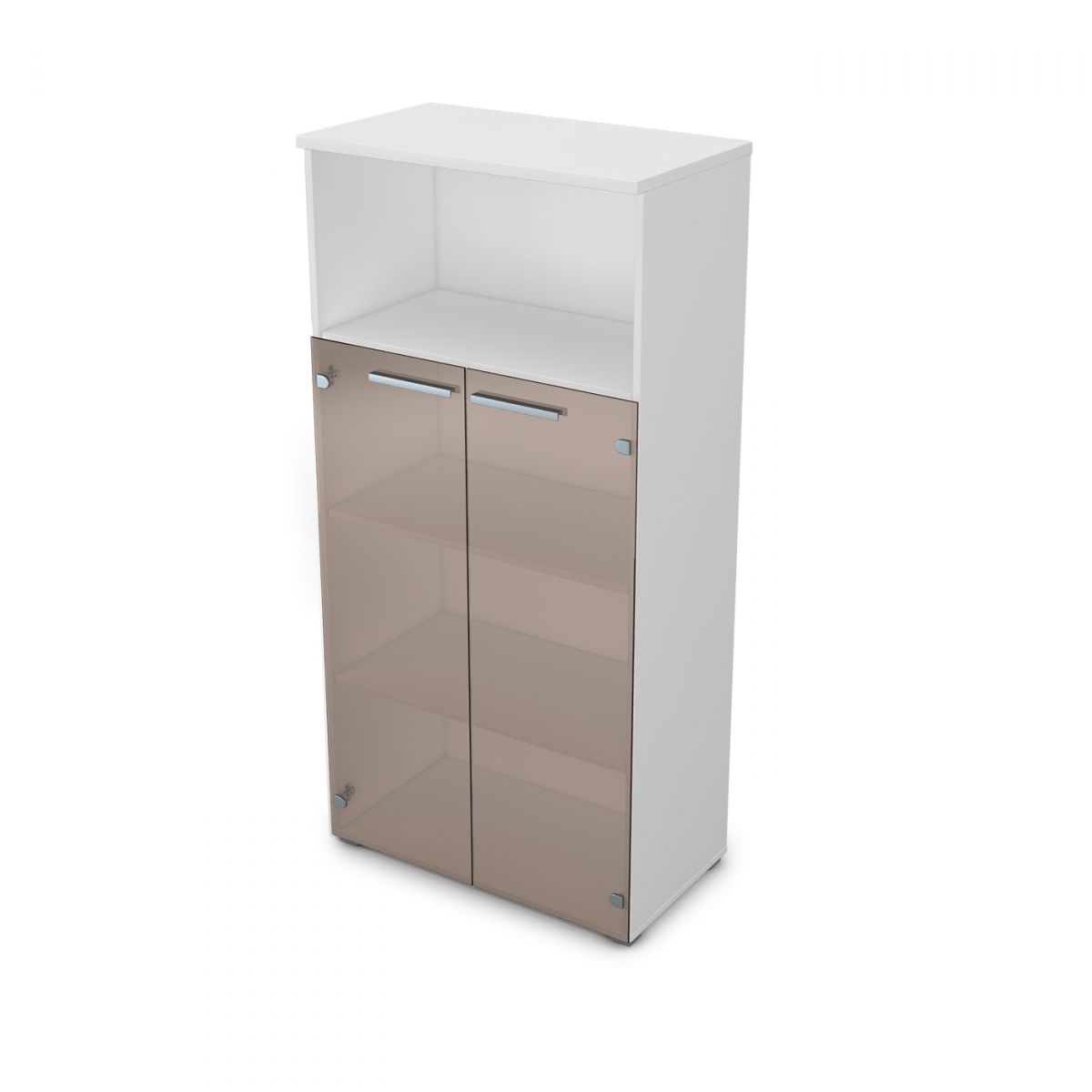 9Ш.004.5 Шкаф со стеклом и нишей (800*450*1645)