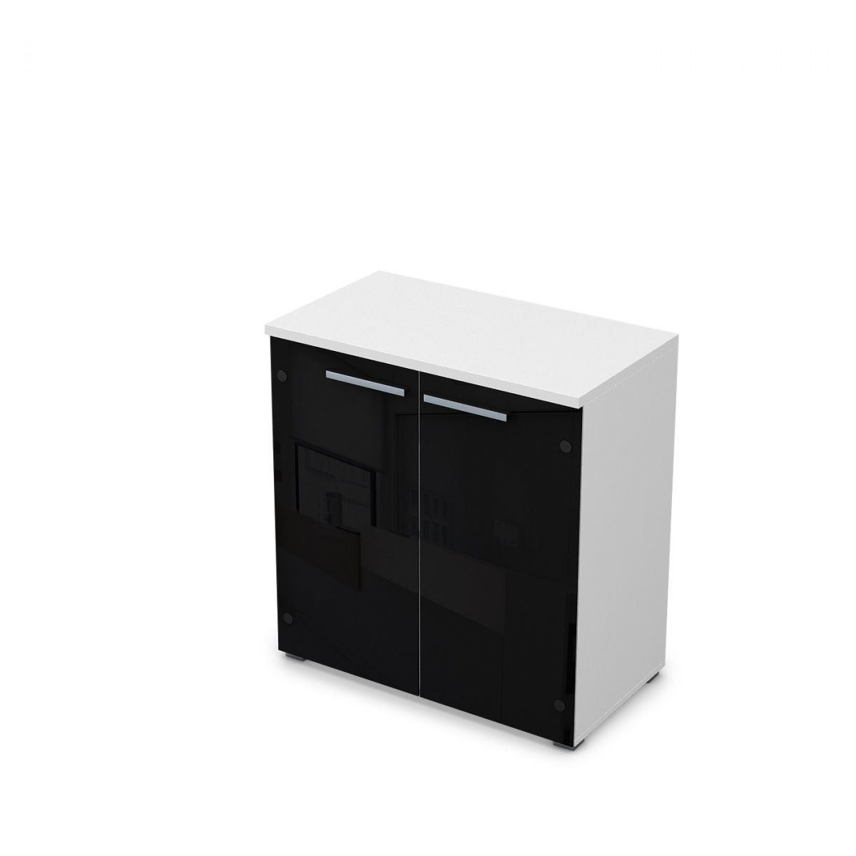 9Ш.023.4 Шкаф низкий со стеклом (800*450*845)