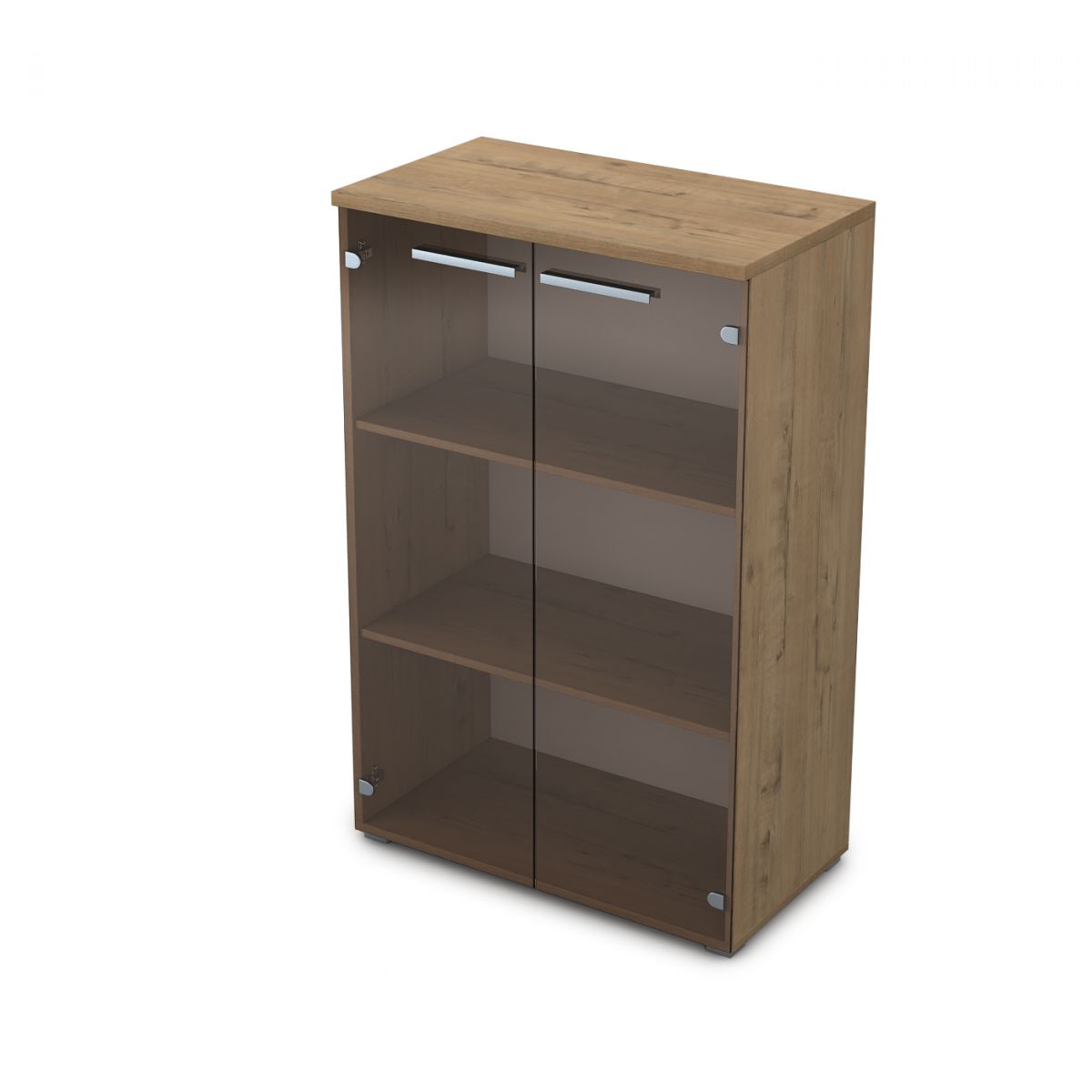 9ШД.017.3 Шкаф средний со стеклом (800*450*1245)