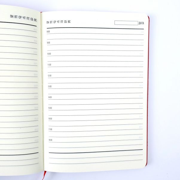 Ежедневник ESMERALDA красный