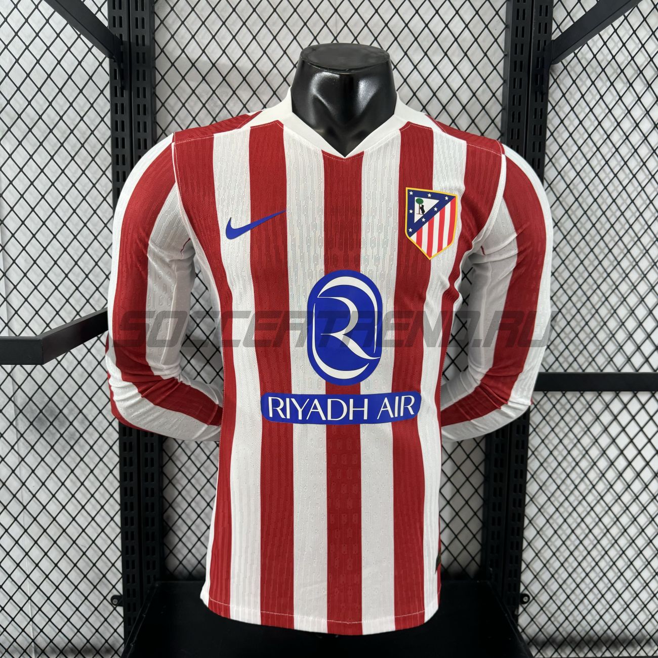 Домашняя форма Atletico Madrid(длинный рукав/игровая версия) 25/26