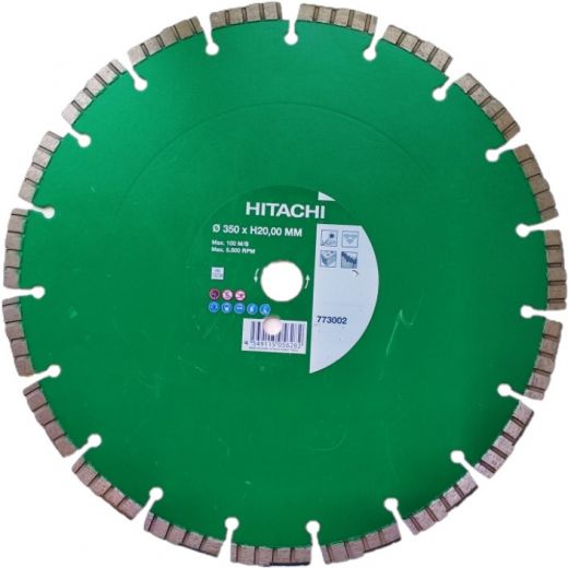 Диск алмазный по бетону 350х3.2х10х25.4mm A1-19L Hitachi премиум качества