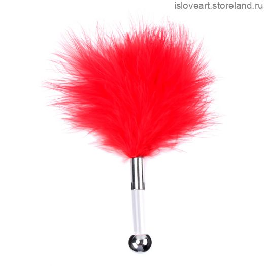 Кисточка с пёрышками для эротических игр