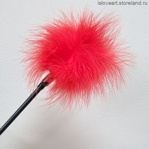 Кисточка с пёрышками для эротических игр