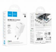 БП сетевой, 1USB HOCO С145A PD18Вт 3A, белый