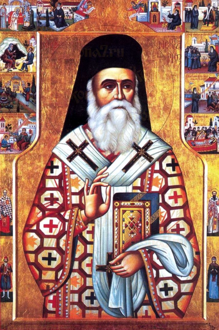 Икона Нектария Эгинского: Символ Надежды и Утешения (рукописная)