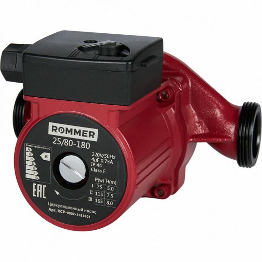 Насос циркуляционный 25/80-180 ROMMER