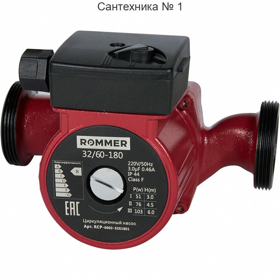 Насос циркуляционный 32/60-180 ROMMER