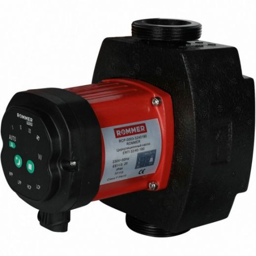 Насос циркуляционный ERTI 32/40-180 с гайками и теплоизоляцией ROMMER